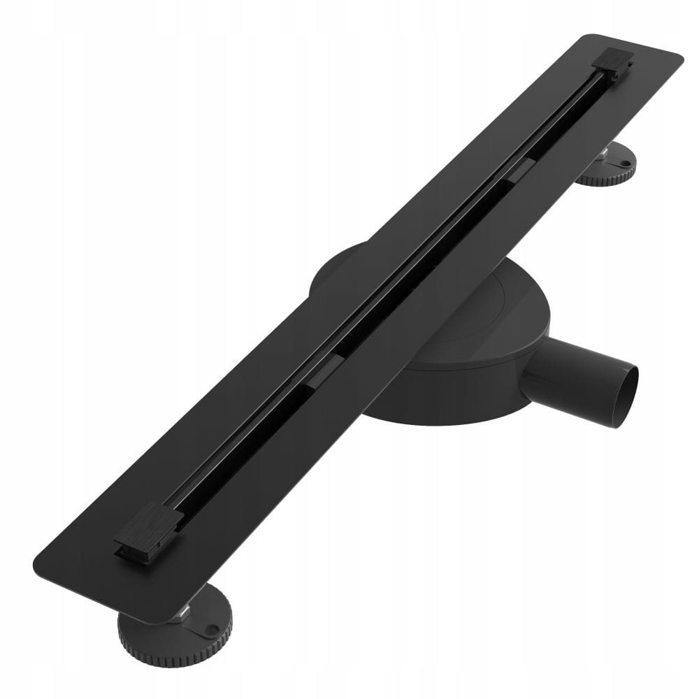 Proline 60 cm čierny lineárny odtok pod dosku z ocele Gamma