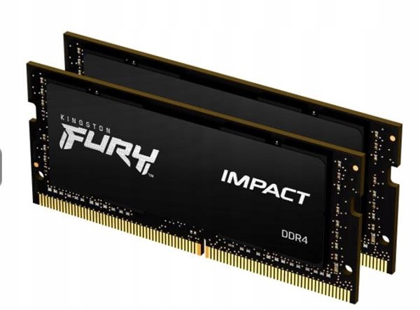 Ddr 4 32 Gb 3200MHz . Sodimm CL20 ..... Kingston Fury Impact (2x16GB)…