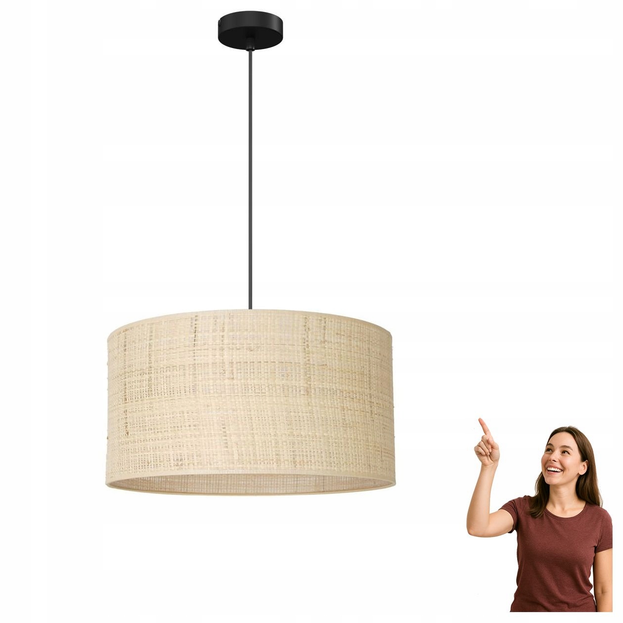 Závěsná lampa Rattan 5280 Luminex
