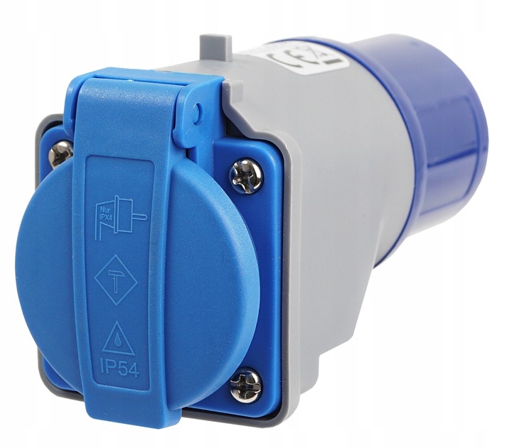 

Adapter Wtyczka Cee Gniazdo 230V Przejściówka IP44