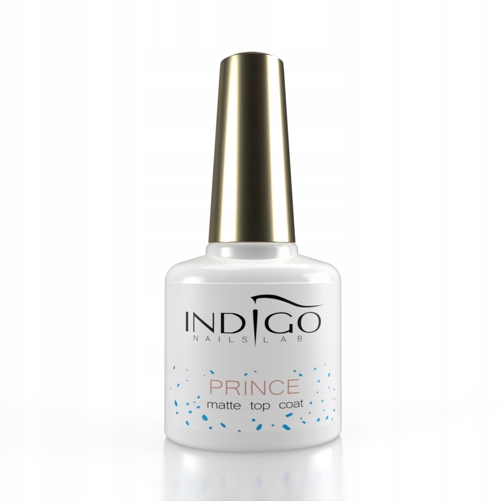 Indigo Prince Matte Top Coat 7ml niebieski