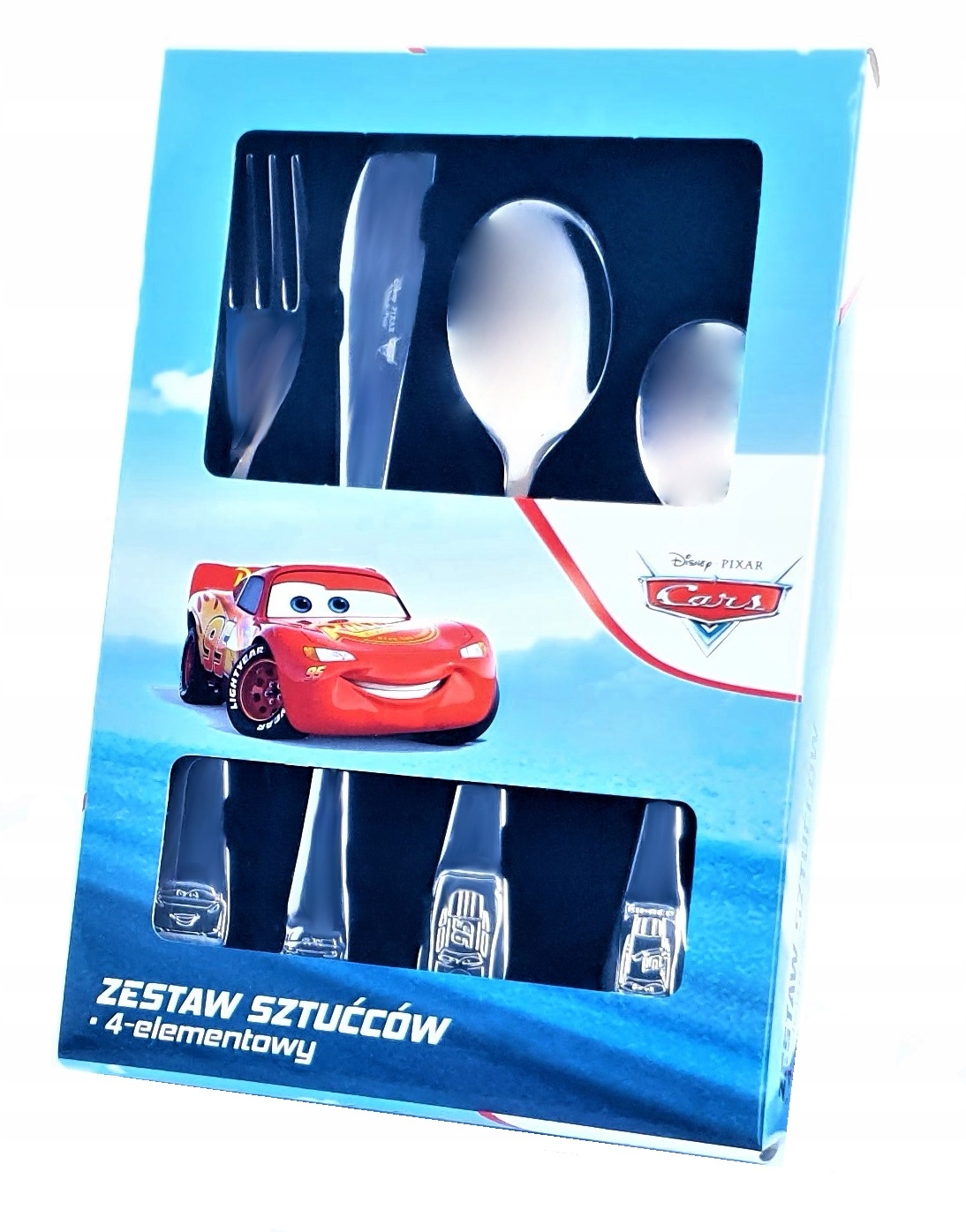 

Komplet Sztućców Dla Dzieci Cars Auta Disney 4el