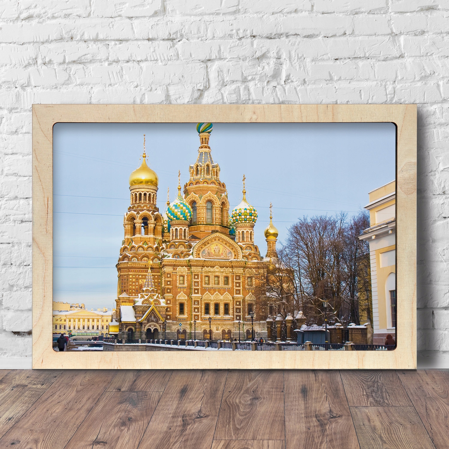 Foto obraz do obývacího pokoje Katedrála kostel zima 60x40