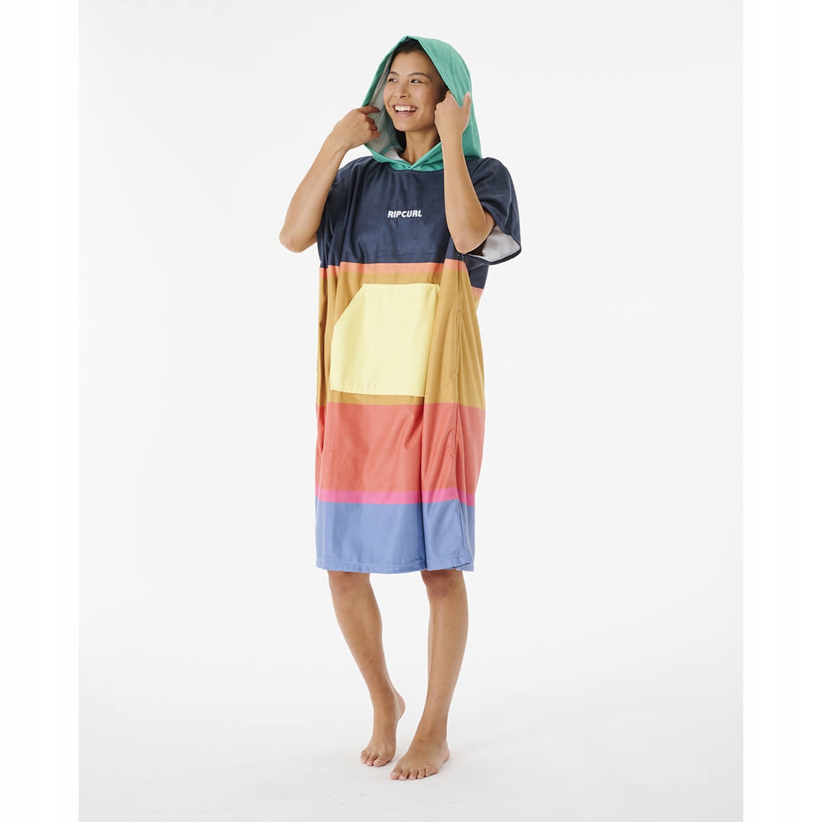 Poncho Rip Curl - Surf Revival Kolor dominujący wielokolorowy