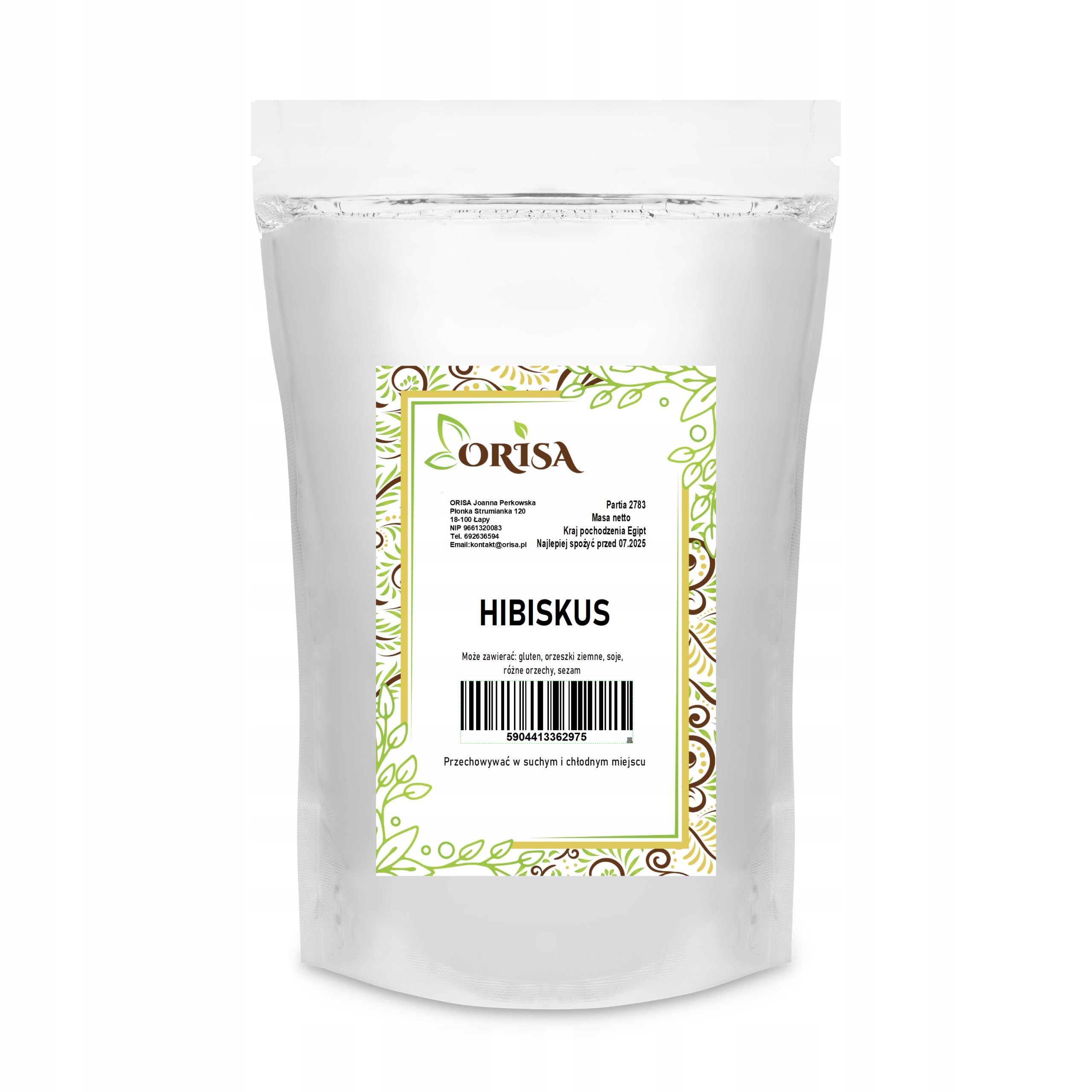 

Hibiskus Kwiat Suszony 500G