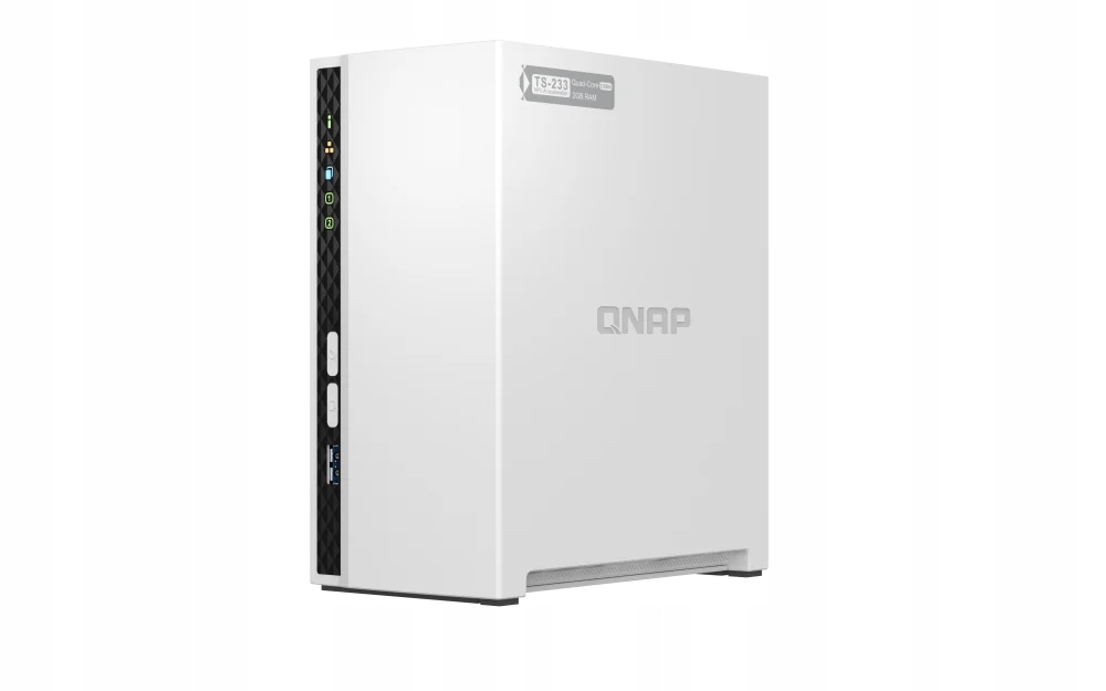 Qnap TS-233 datový server Nas Mini Tower síť Lan Bílý Cortex-A55