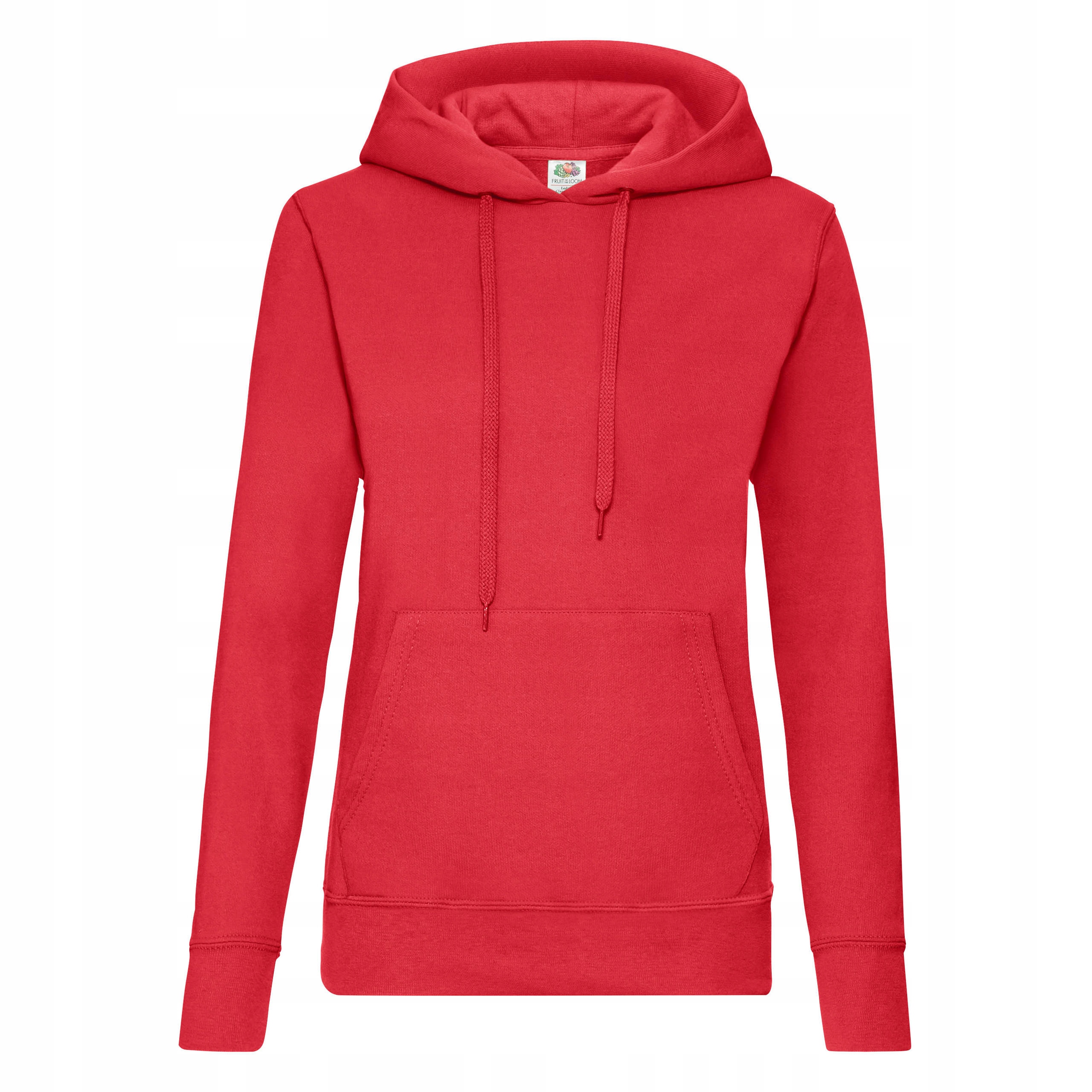 

Fruit Of The Loom Damska Bluza z Kapturem Red XXL