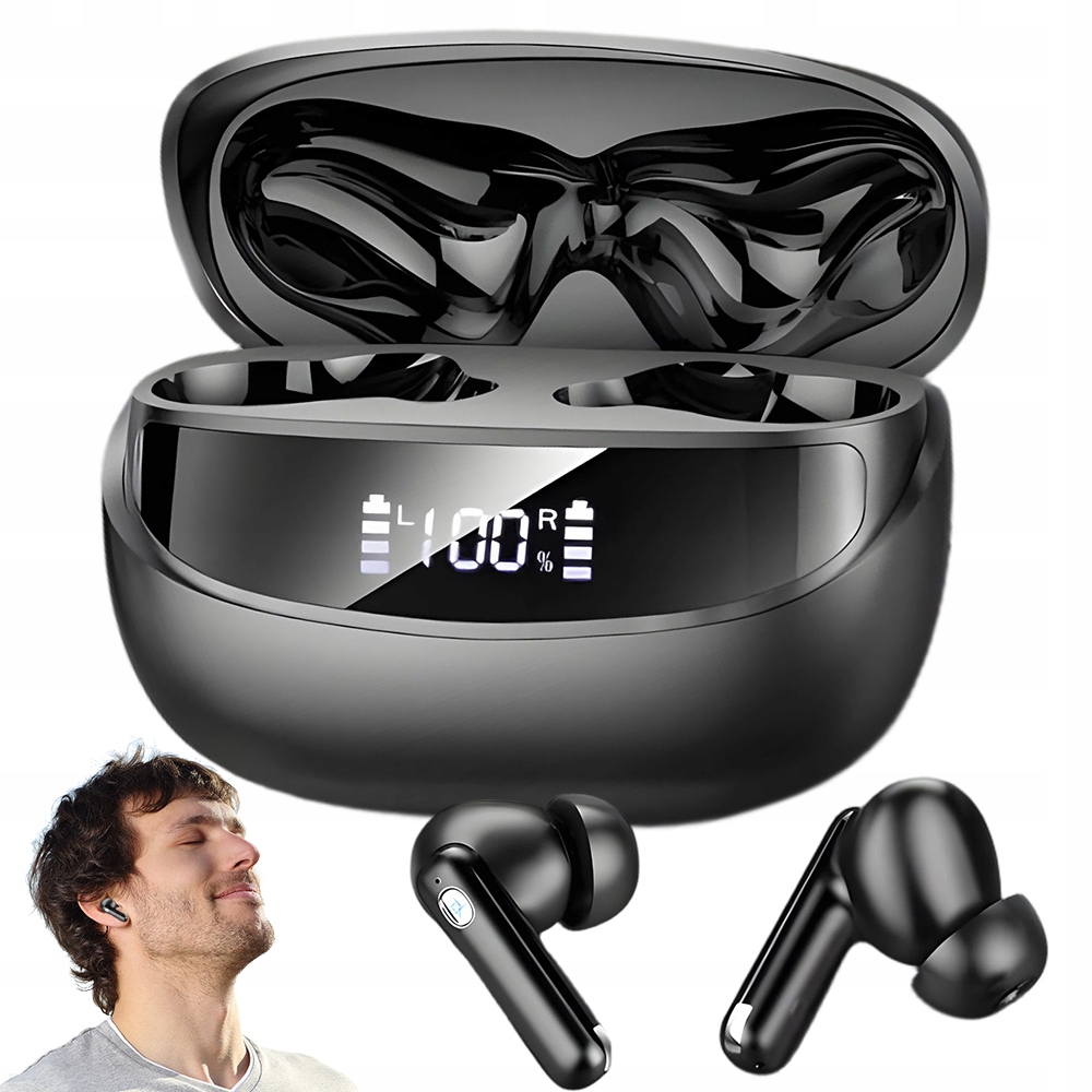 Bezdrátová sluchátka Bluetooth Enc s mikrofonem pro práci i hovory