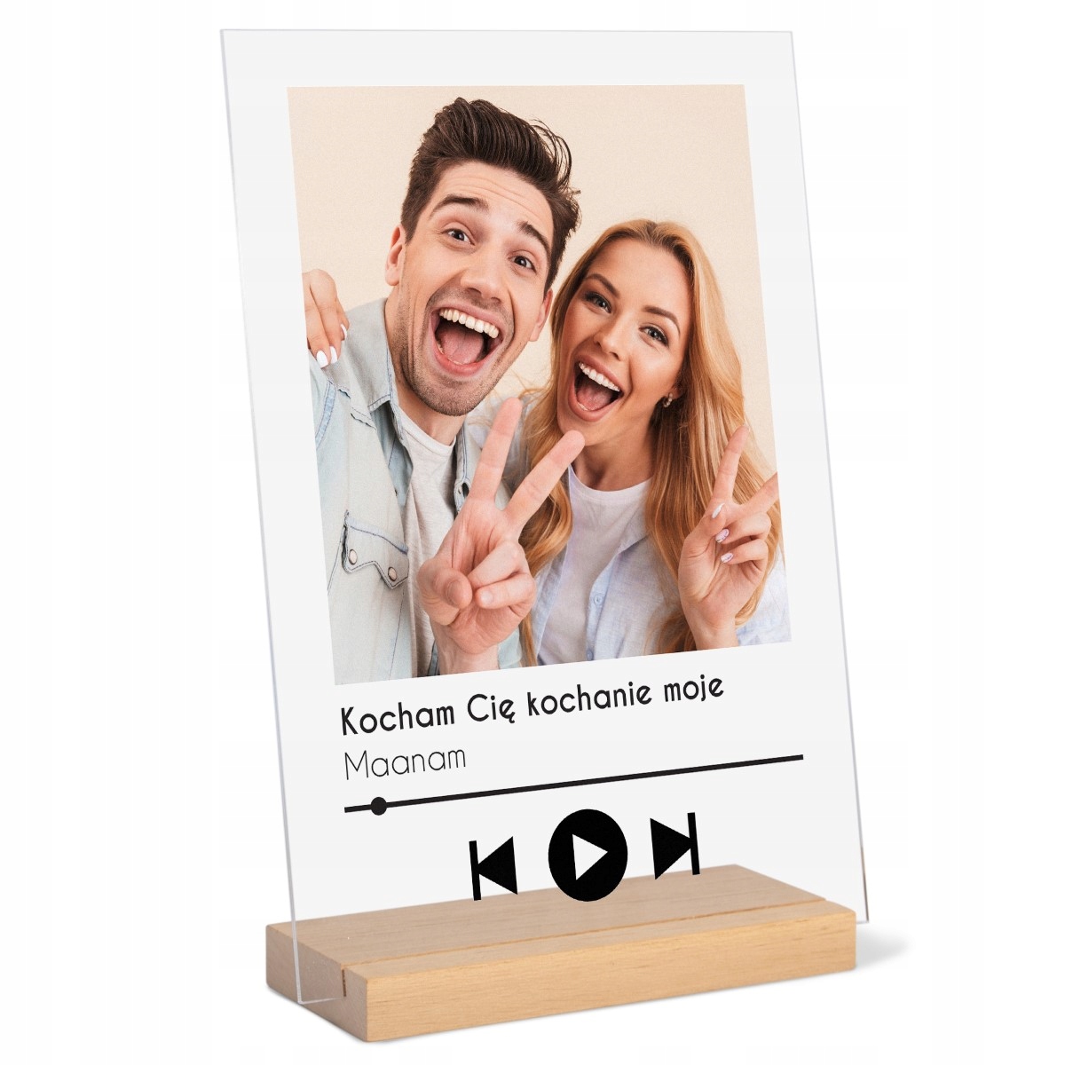 Prezent ramka Twoje zdjęcie piosenka Spotify