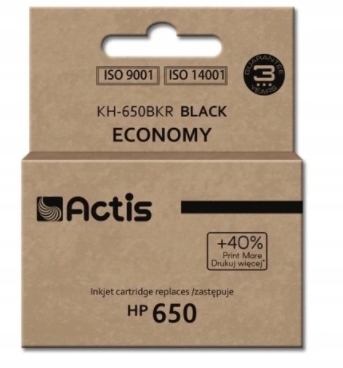 Actis, Tusz do Hp KH-650BKR (650 CZ101AE) black