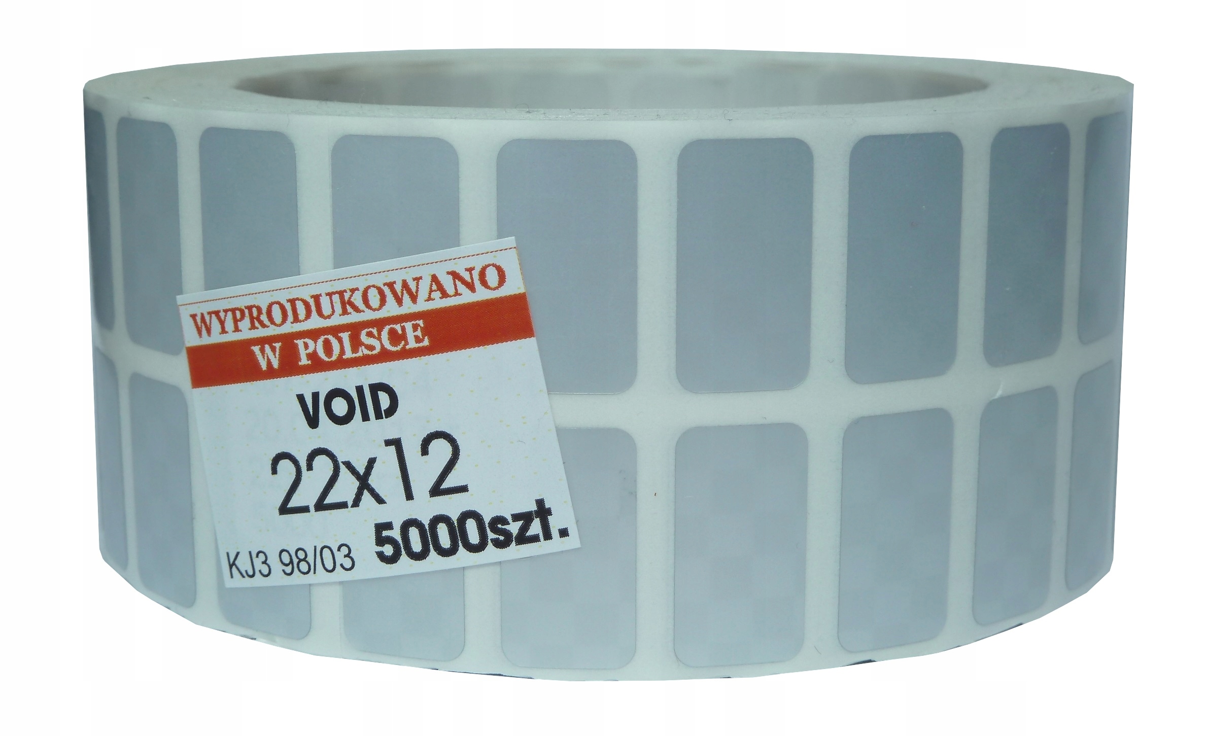 Plomby záruční Void Stříbrné Matné 22x12 /5000