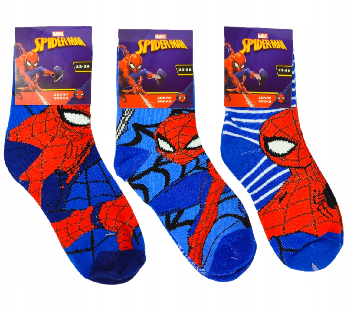 

Skarpetki dziecięce Spiderman 3-pak 23-34 23/26