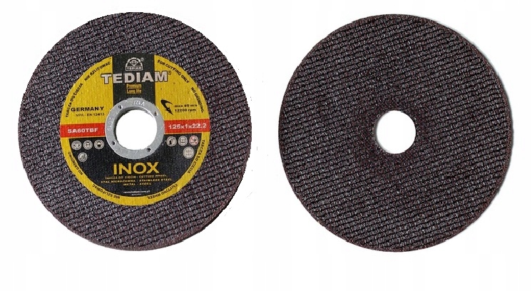 

Tarcze do cięcia Metalu Stali Inox 125x1.0 10szt
