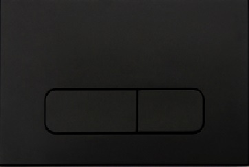 Wc Splachovací Tlačítko Moha Černé Matné Pro Rámy Geberit Duofix UP320 UP720