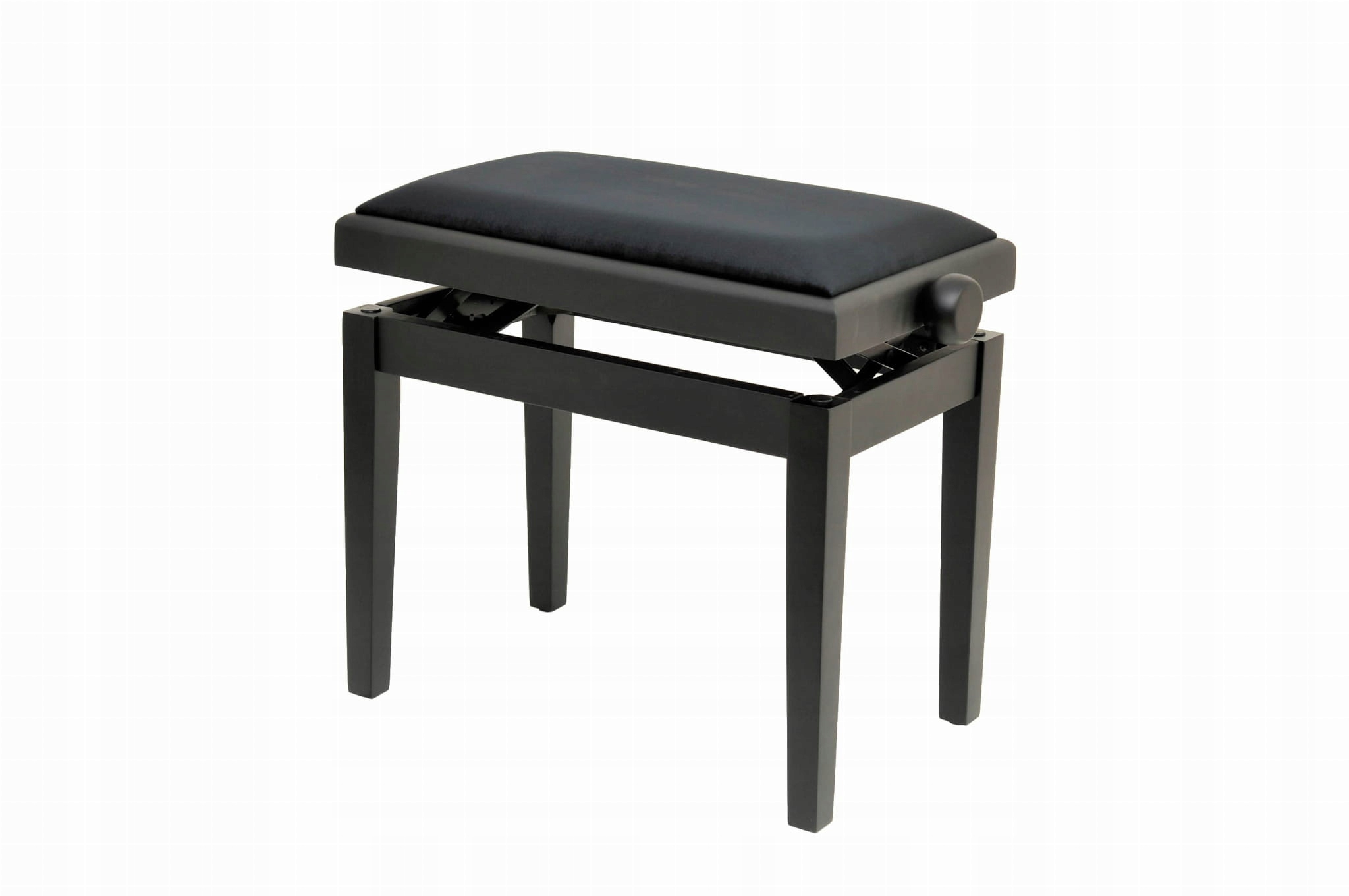 AMBRA PB-2 MAT BLACK - DREWNIANA ŁAWA DO PIANINA - DĘBOWA Marka Ambra