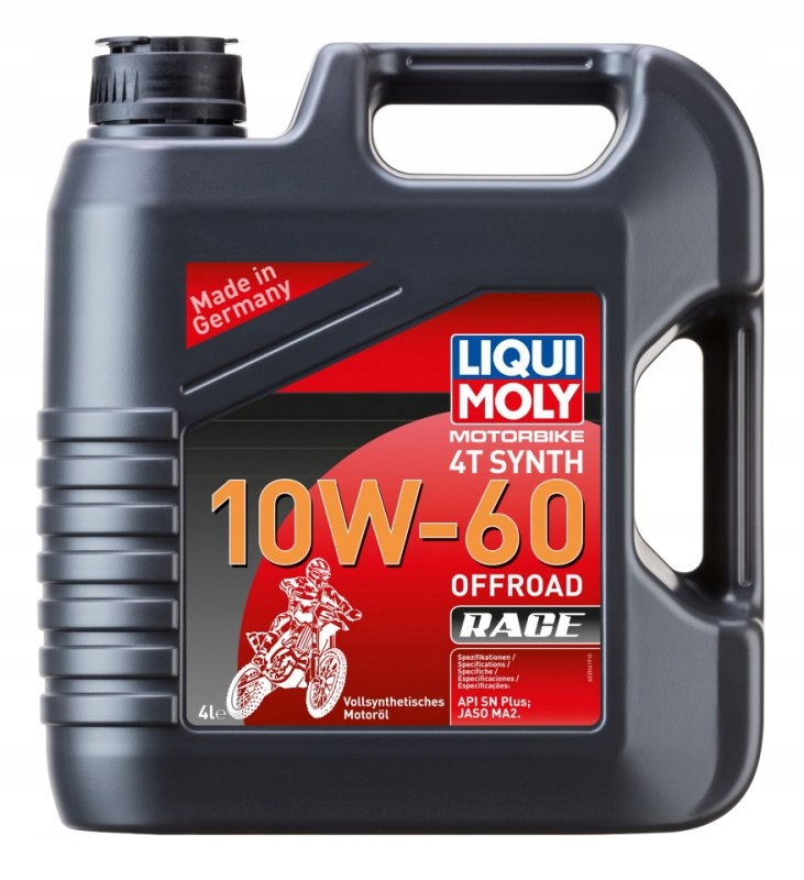 Liqui Moly Motorový Olej Motorbike 4T Syntetický 10W60 Offroad Race 4L