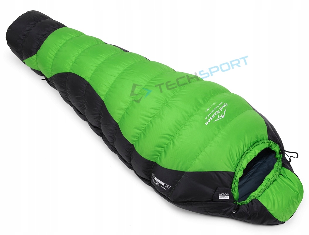 Teplý Spací Pytel Fjord Nansen Torget MID Zelený Levý Zip