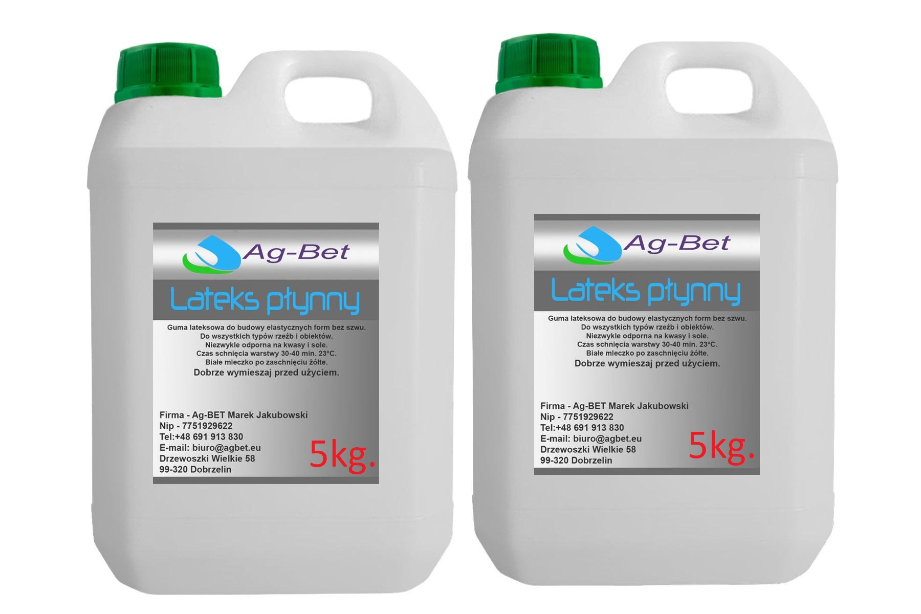 

Płynny lateks do form, latex formierski 10 kg