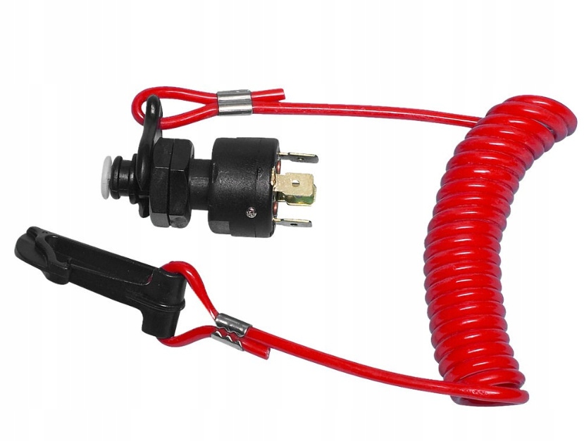 Wyłącznik awaryjny do łodzi skutera moto zrywkowy klamra