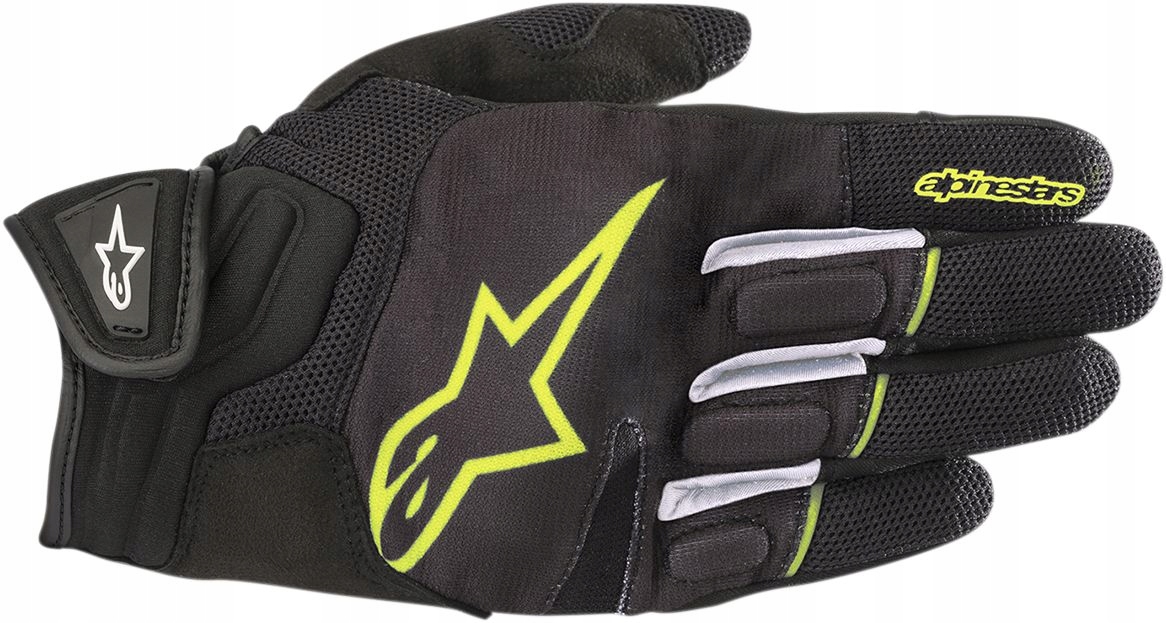 RĘKAWICE MOTOCYKLOWE ALPINESTARS ATOM BK/YL L