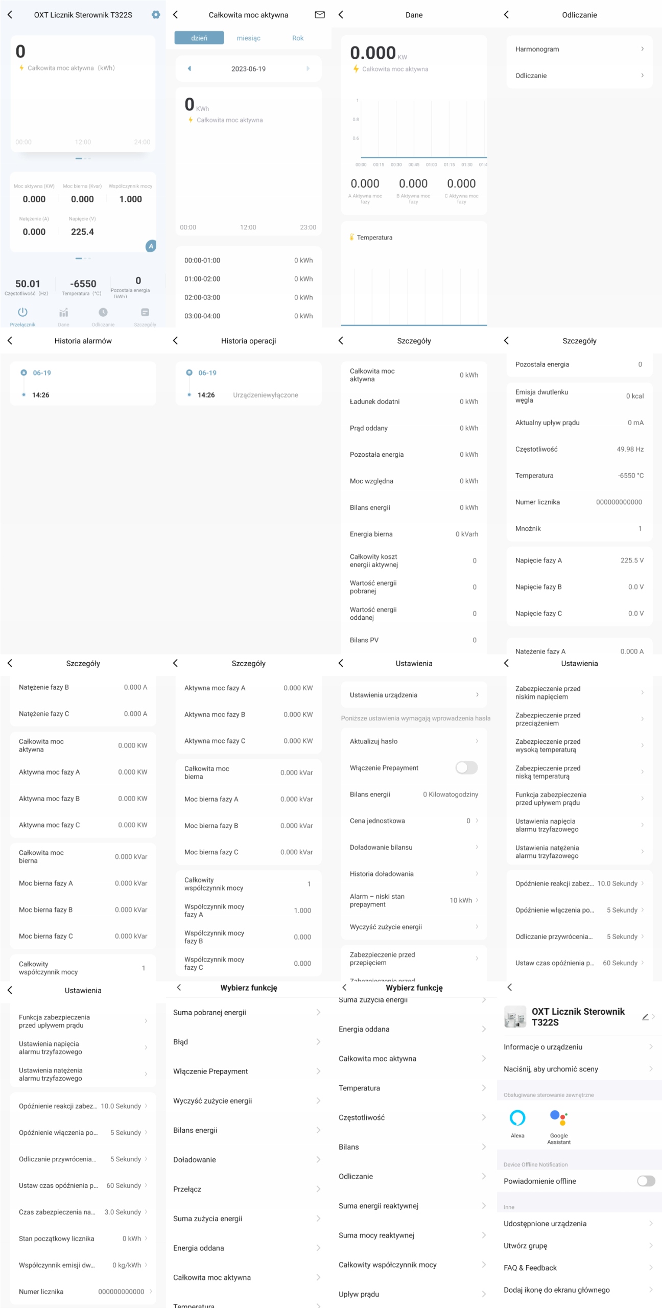 OXT licznik 2 kierunkowy 65A WIFI TUYA Marka OXT