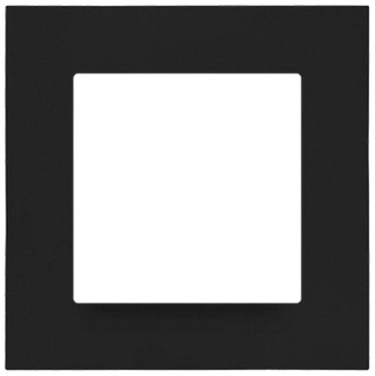 KONTAKT-SIMON 55 LINE Ramka pojedyncza czarny mat