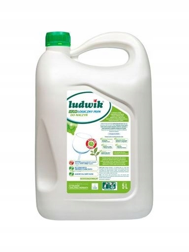 Levně 2x Ludwik Tekutý prostředek na mytí nádobí Ecolabel 5 l