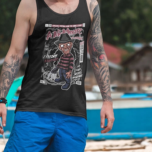 TANK TOP FILMOWE FREDDY KRUEGER Marka inna