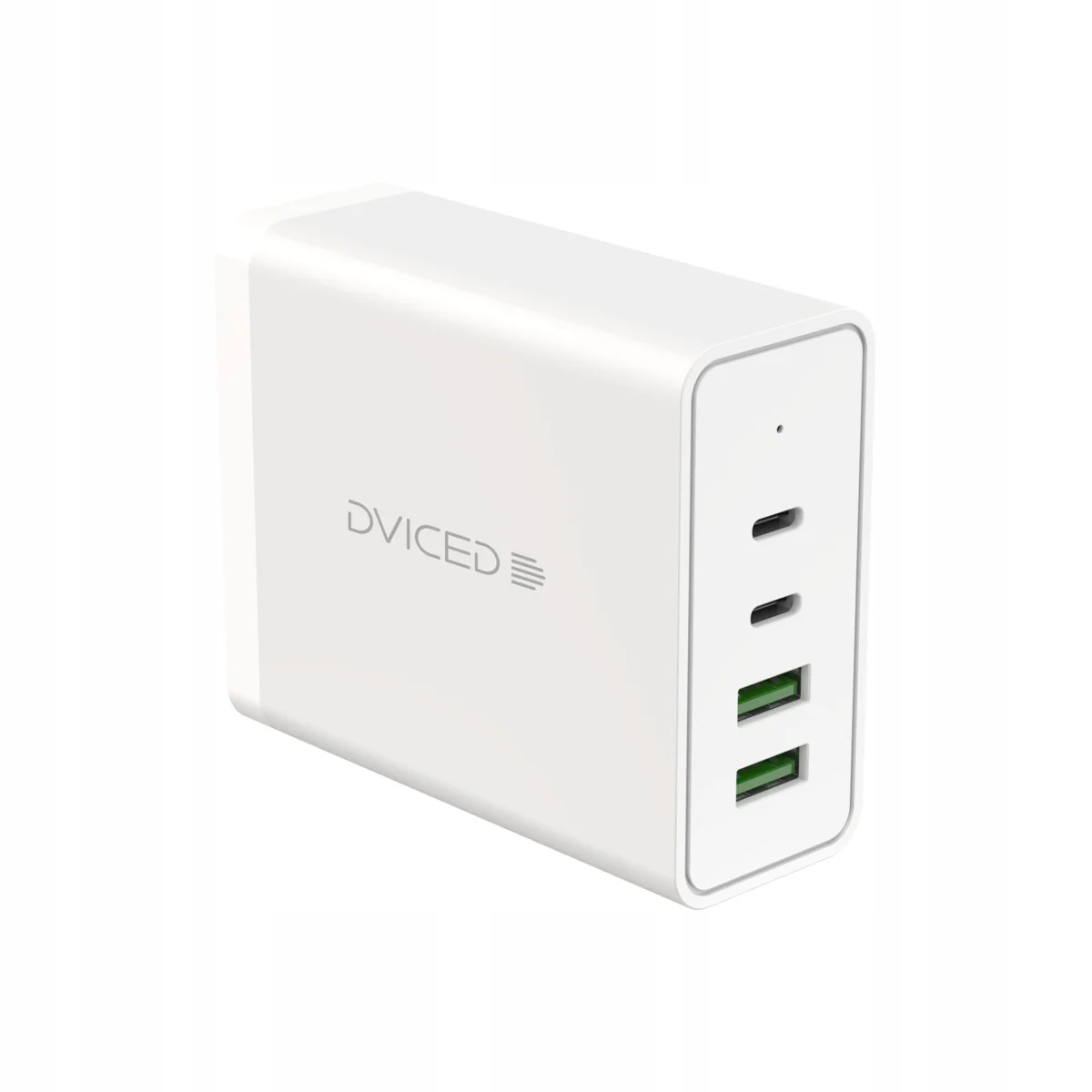 Stolní nabíječka 100W GaN Dviced 2× Usb-a, 2× Usb-c bílá