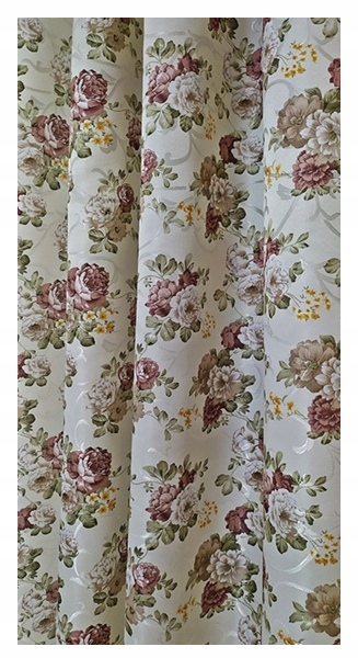 

Zasłony Tkanina Zasłonowa Dekoracyjna Kwiaty 150cm
