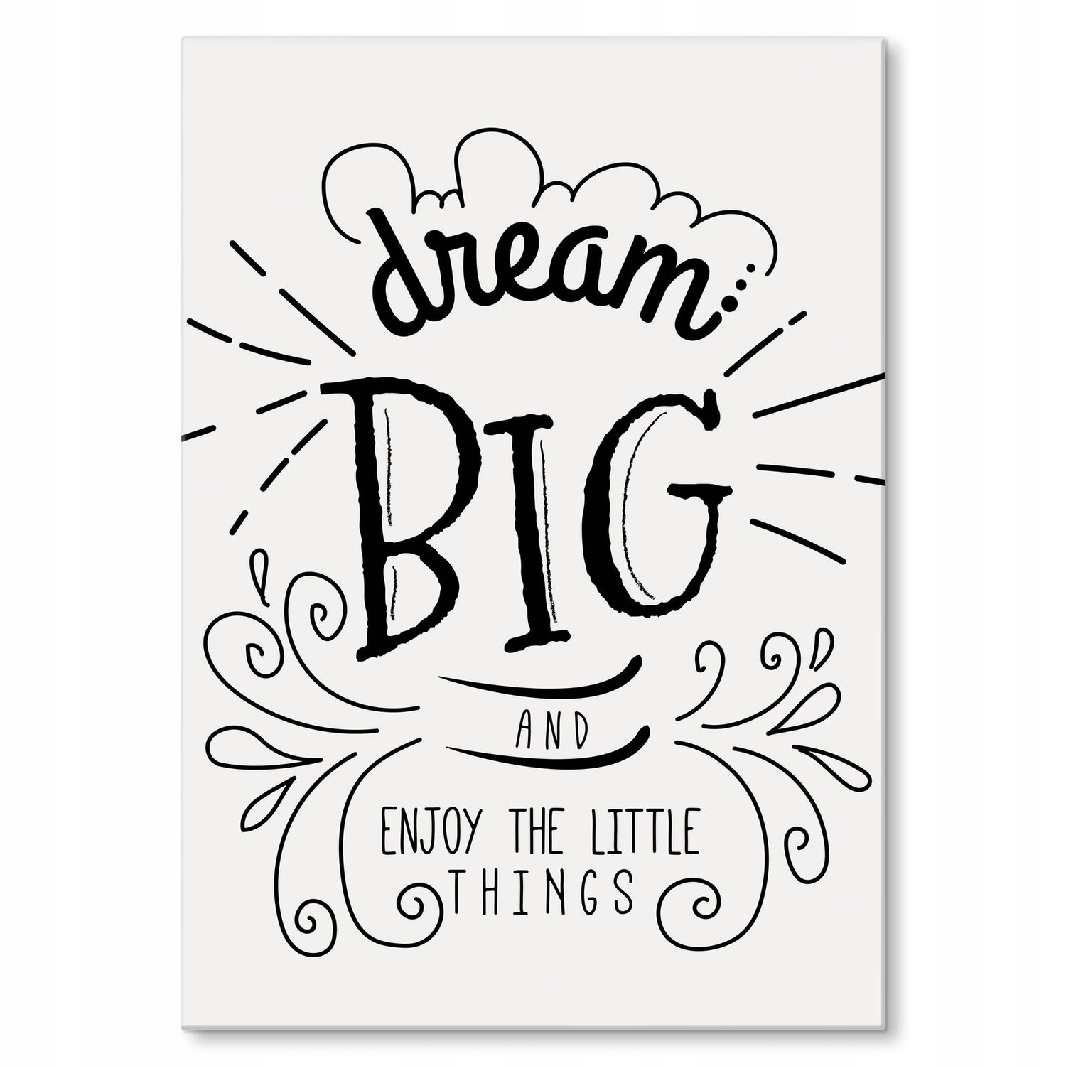 Kovový plakát Užijte si maličkosti Dárek 22 x 31 cm