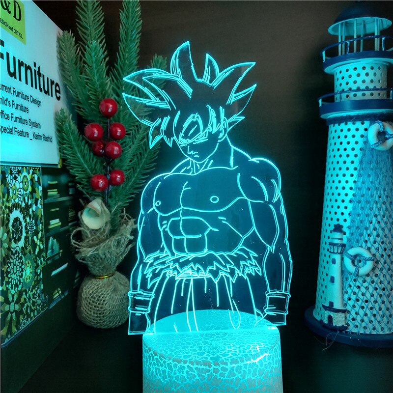 Lampka 3D Led Son Goku DRAGON BALL + PILOT Kod producenta HLO33