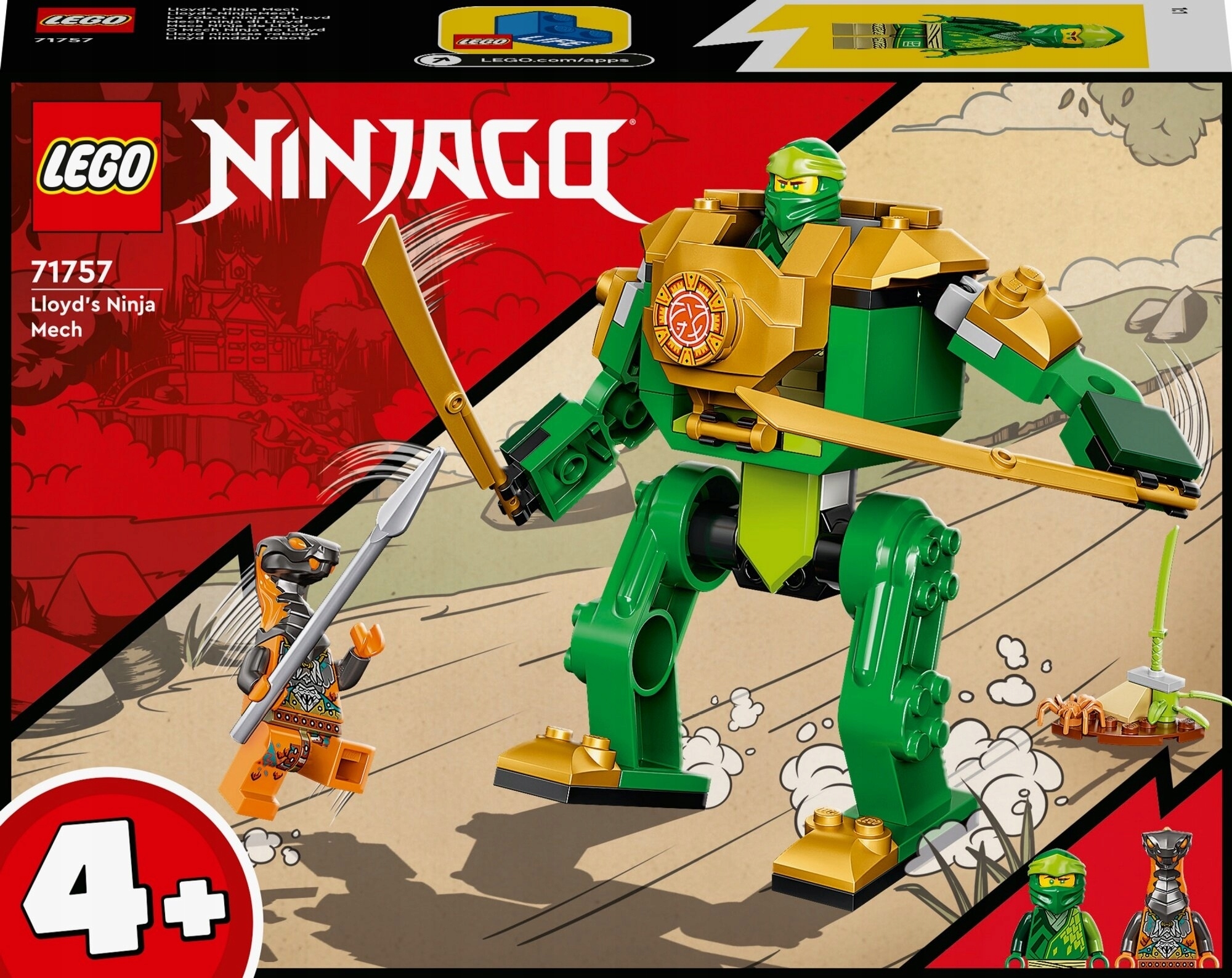 Lego 71757 Ninjago, Lloydův Ninja mech Dárek