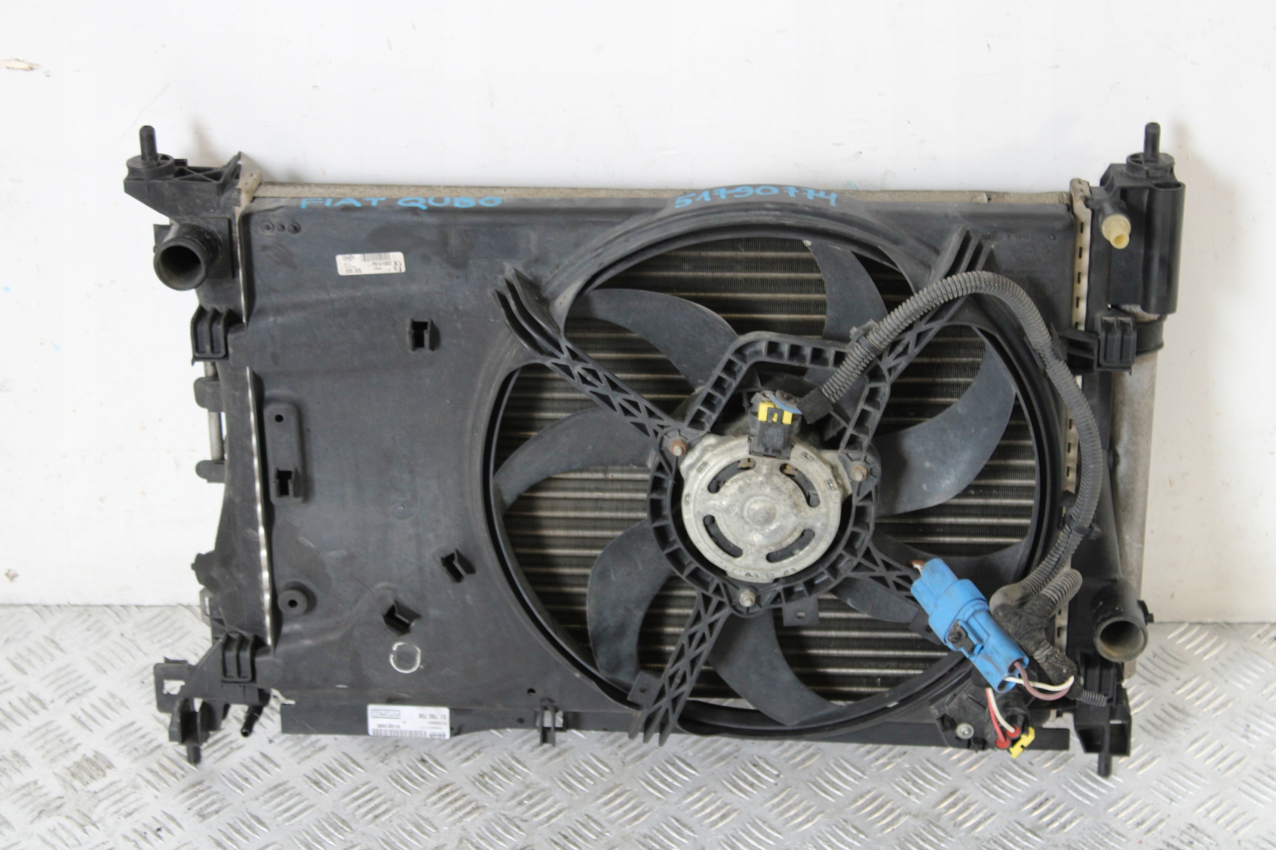 support panel for radiators radiator pillar FIAT QUBO