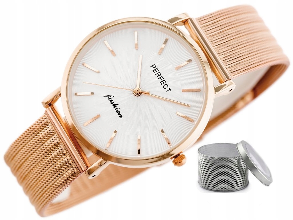 

Zegarek damski Perfect Etna mesh + Box + Grawer