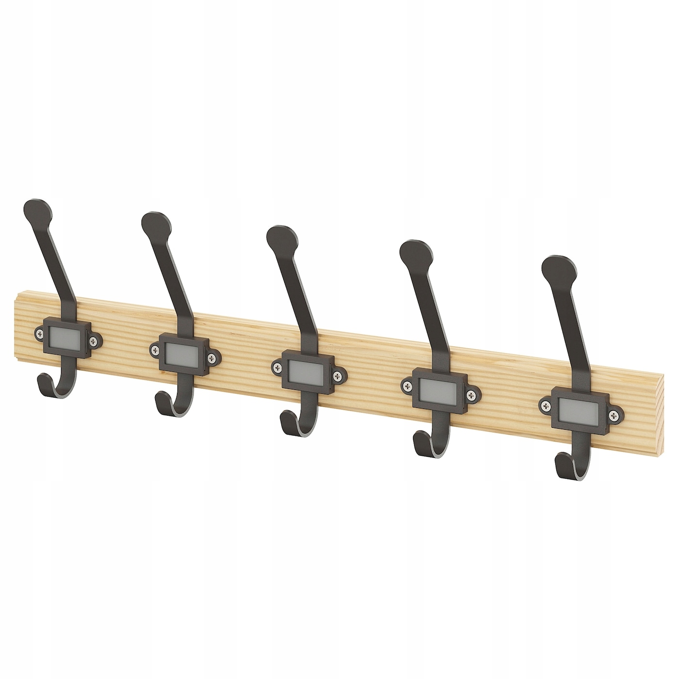 

Ikea Kartotek Wieszak z 5 uchwytami - sosna/szary