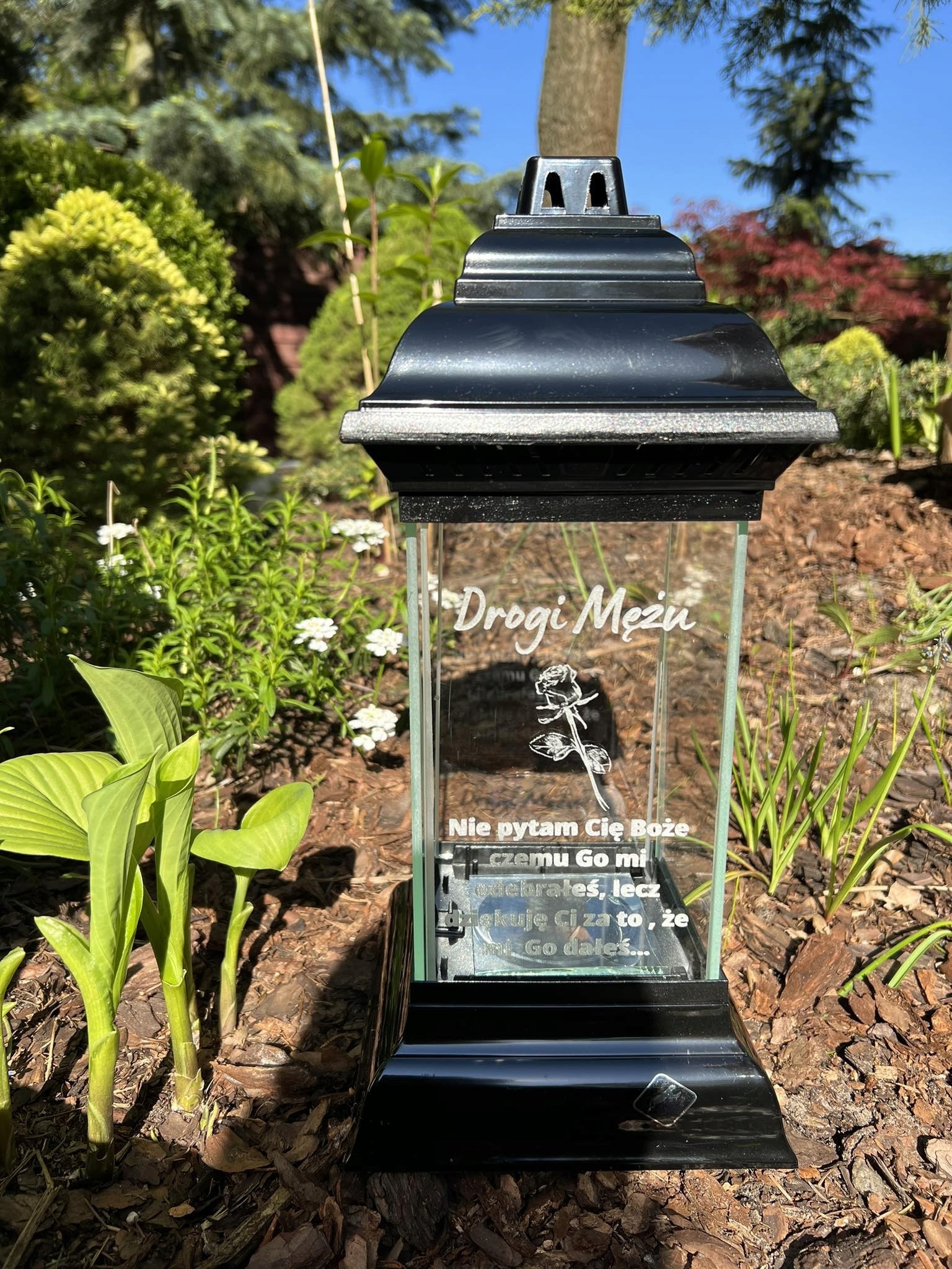 LAMPION L-11 ZŁOTY- CZYSTY / DEDYKACJA / DZIADEK/ 1 SZTUKA Typ inny