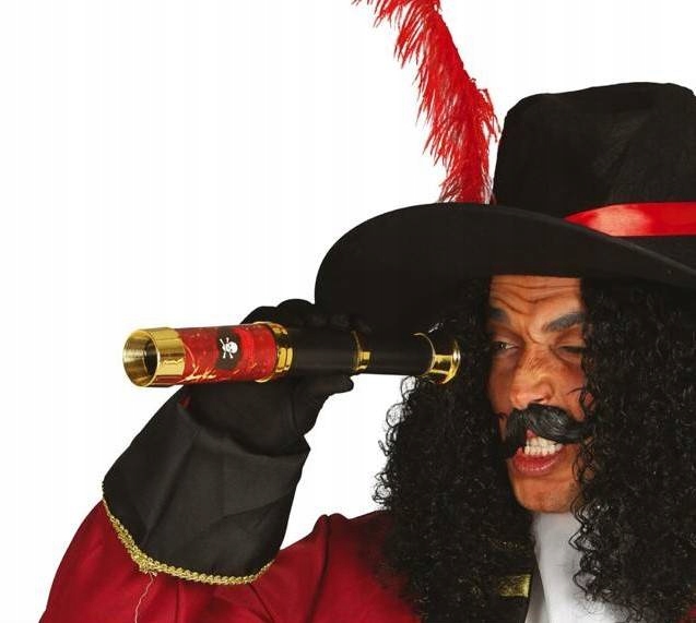 LUNETA PIRACKA TELESKOP PIRATA PIRAT CZARNA 30 CM