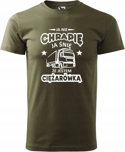 

Śmieszna Koszulka Kierowcy Ja nie Chrapię