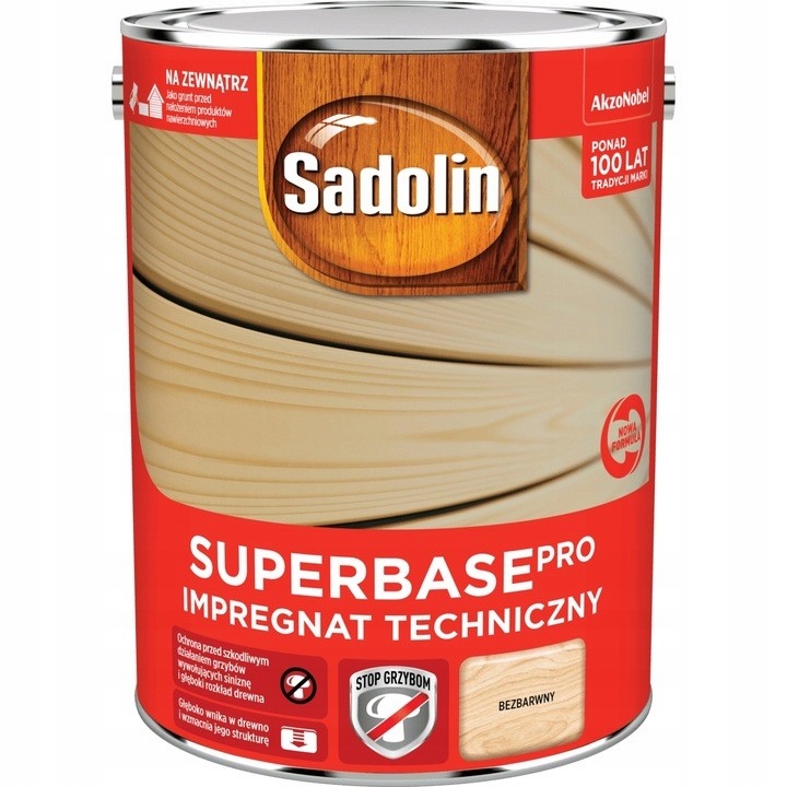 Sadolin Superbase Pro Impregnat techniczny 2.5L Bezbarwny