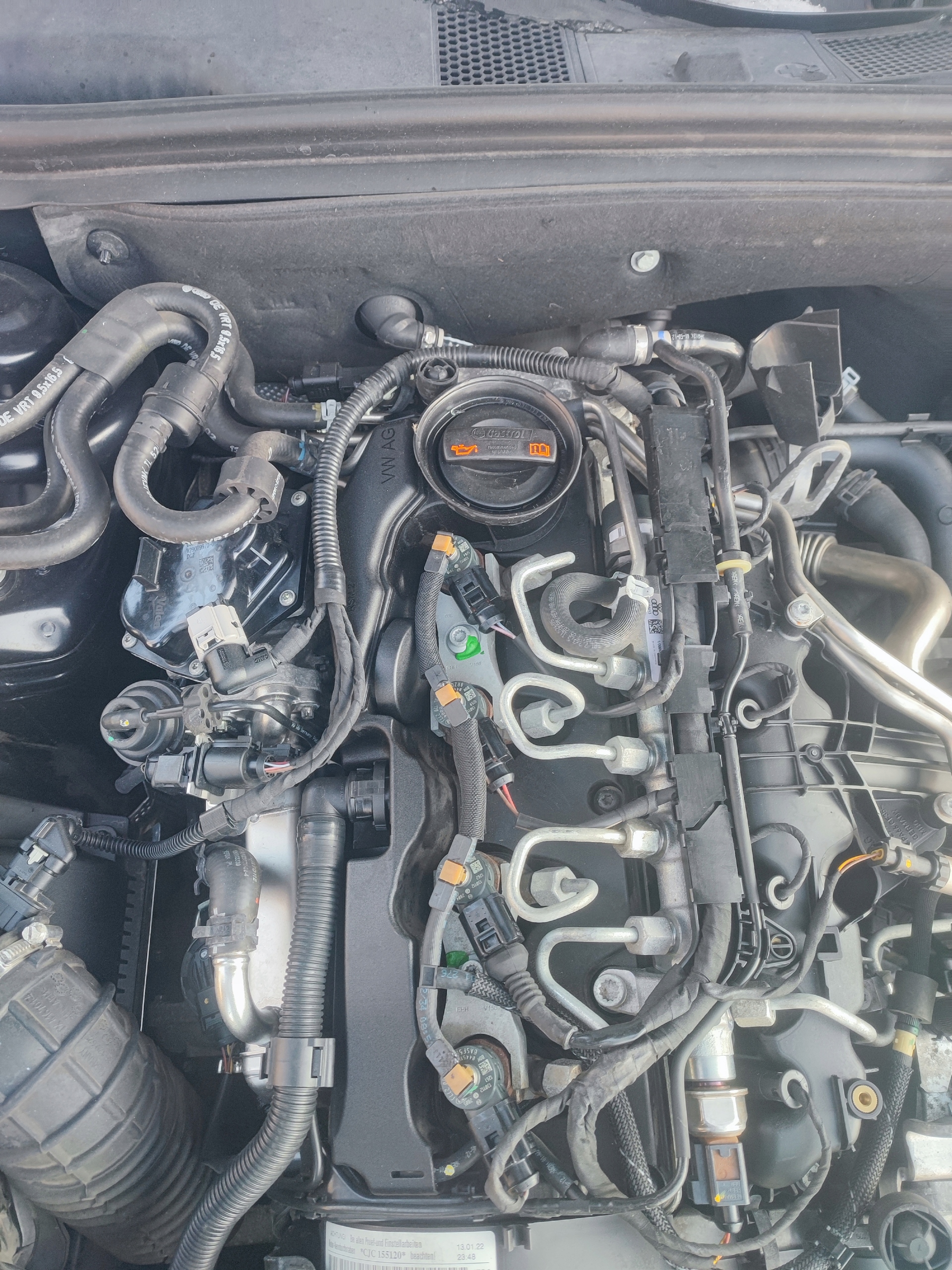 AUDI A4 B8 LIFT 11-15 engine complete 2.0 TDI CJC CJCB 189tys km - W AUCIE