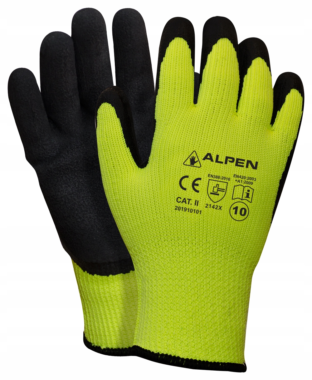 

Ciepłe Rękawice Robocze Zimowe Alpen r. 9