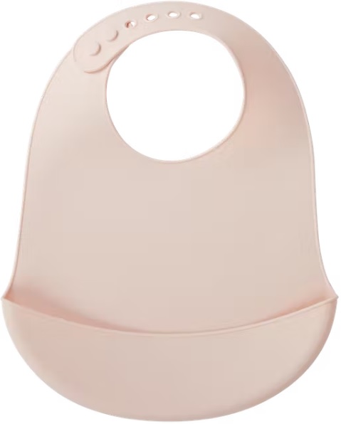 SILIKONOWY ŚLINIAK Z KIESZONKĄ RÓŻOWY REGULOWANY