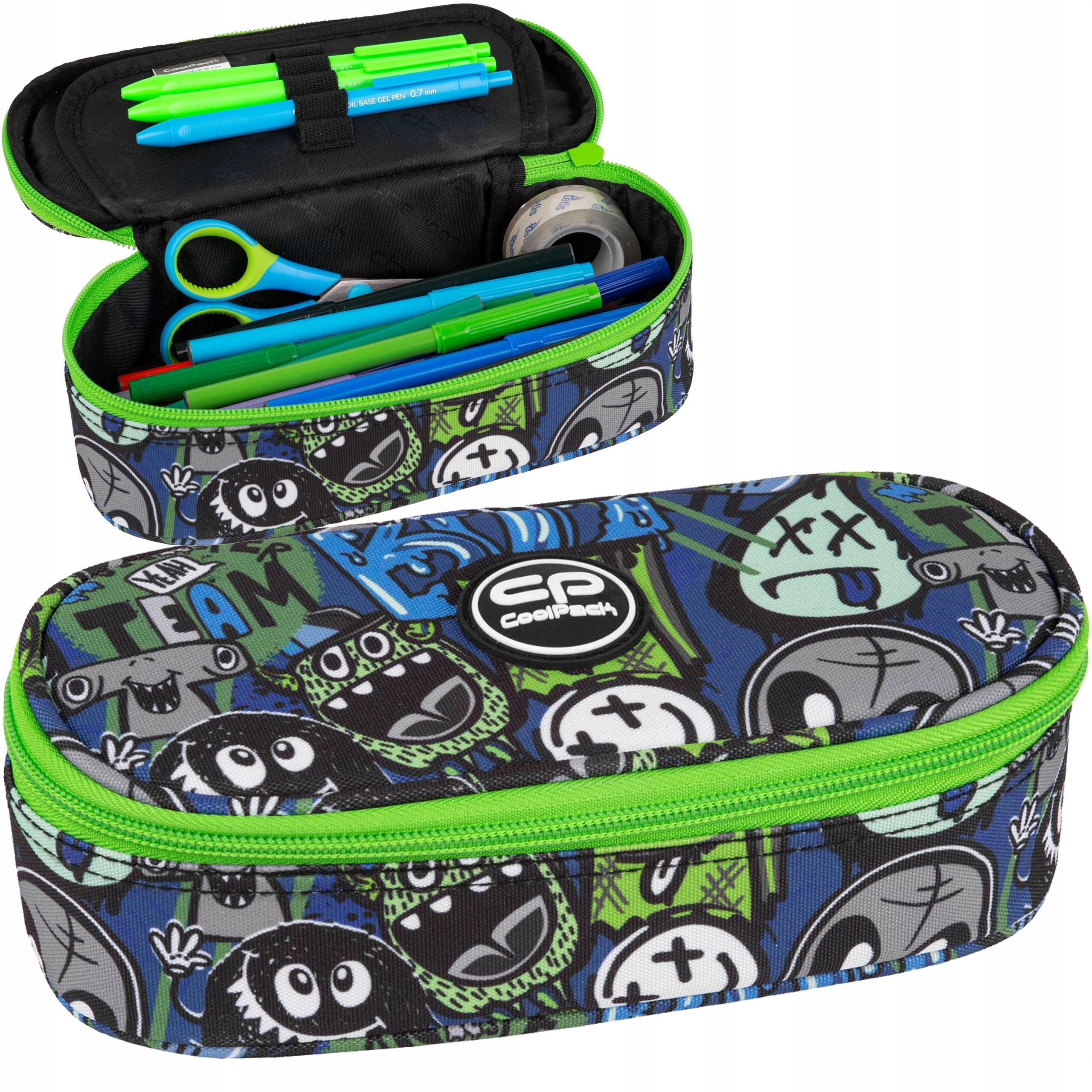 COOLPACK CAMPUS PIÓRNIK SZKOLNY SASZETKA USZTYWNIONA DLA CHŁOPCA MONSTER