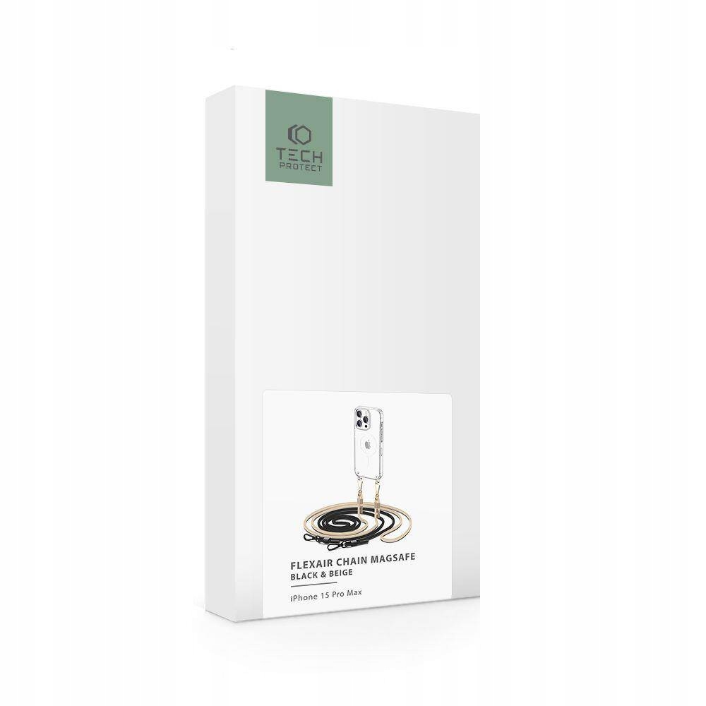 Tech-Protect Etui do APPLE IPHONE 15 PRO MAX Tech-Protect FlexAir Chain cz Kolor bezbarwny