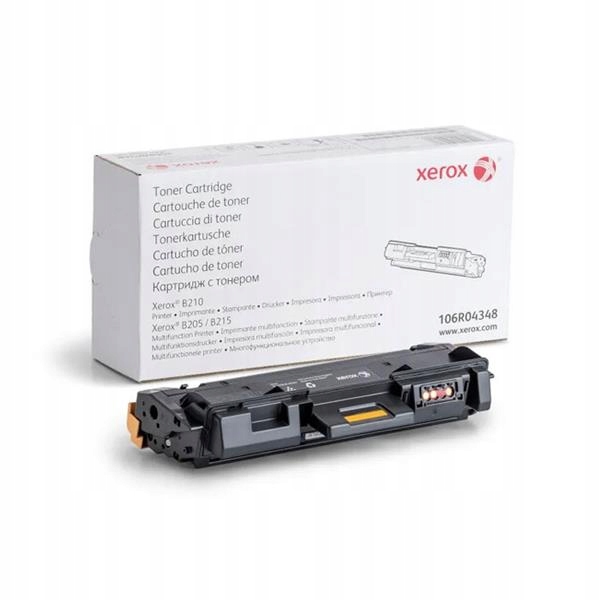 Originální černý toner Xerox B205, B210, B215 (106R04348)