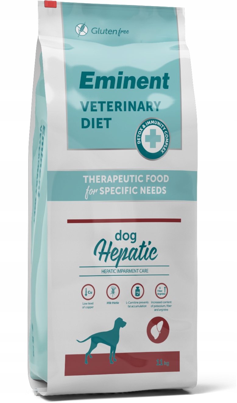 Levně Krmivo Eminent selhání jater bezlepková dieta pro psy 11 kg XXL
