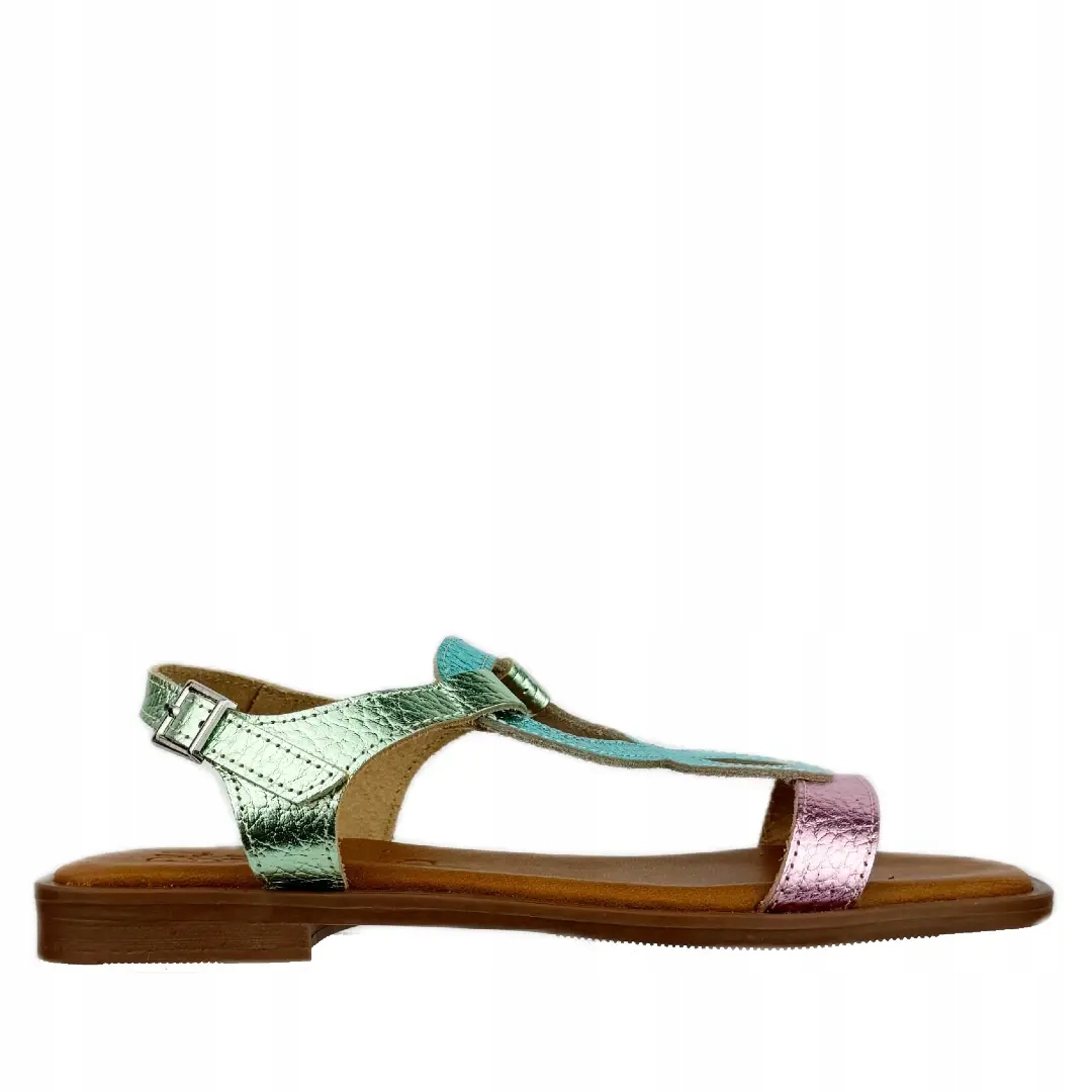 Dámské sandály Oh! My Sandals 5584 doya jade combi Velikost 40, Mix barev