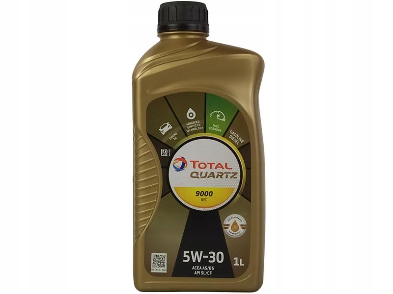TOTAL QUARTZ 9000 NFC 5W30 A5/B5 API SL/CF 1L Rodzaj syntetyczne