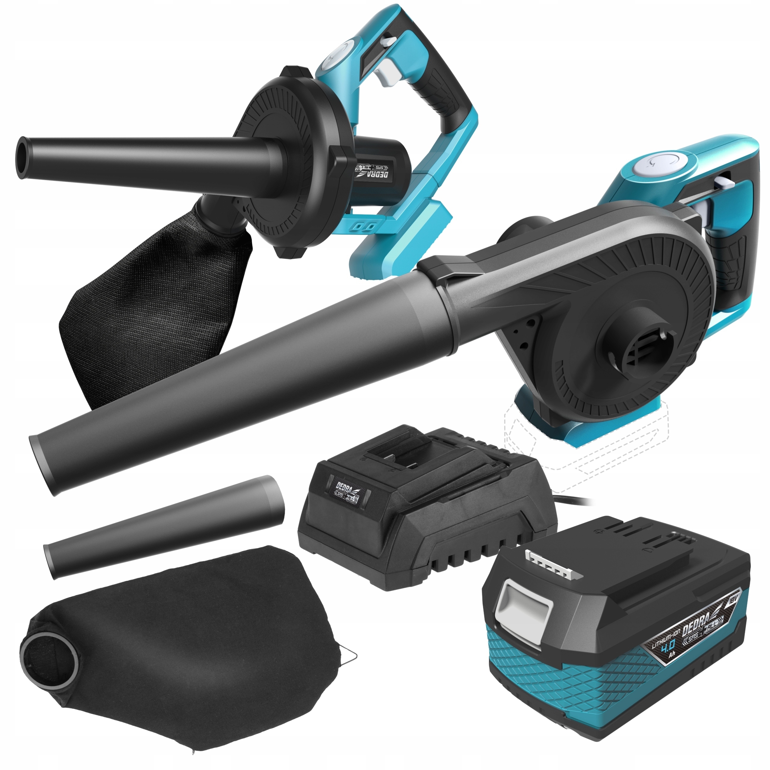 DEDRA DMUCHAWA ODKURZACZ AKUMULATOROWY 18V + 4Ah